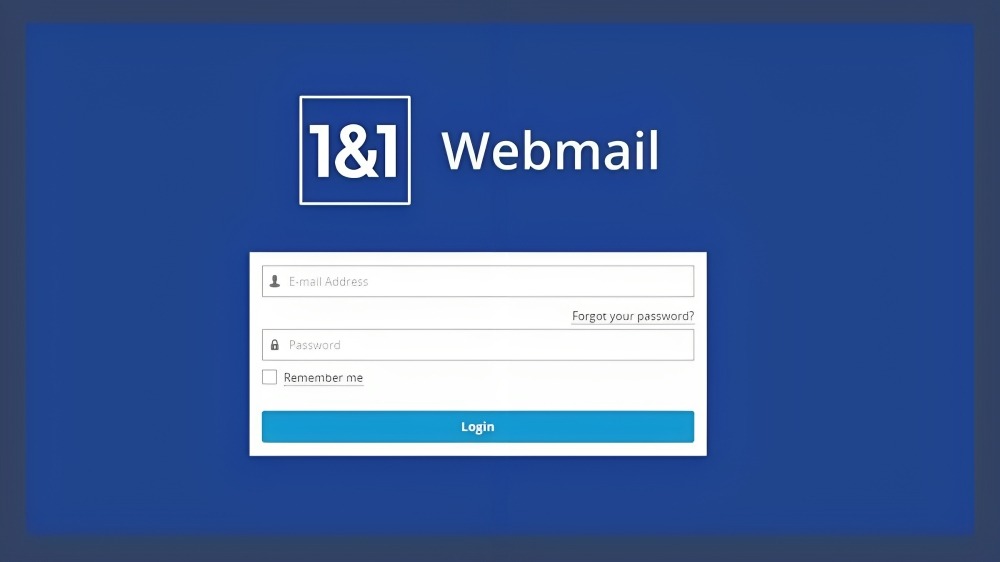 1&1 Webmail login